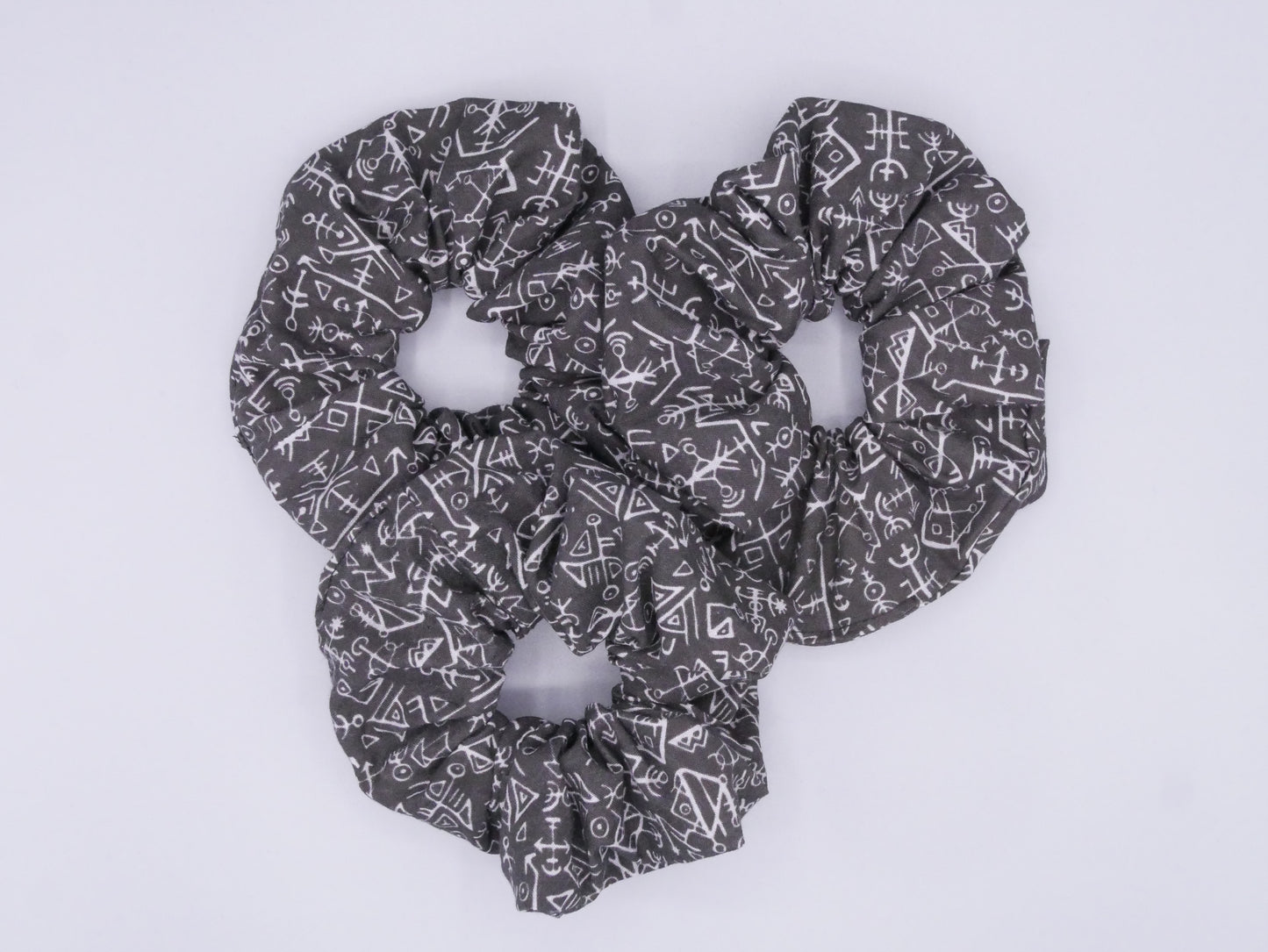 XL Scrunchie mit Nordischem Muster