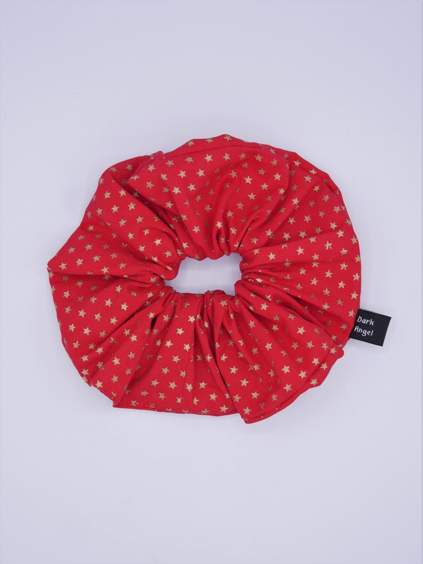 XL Scrunchie Rot mit Sternen
