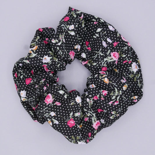 XL Scrunchie mit Blumenmuster